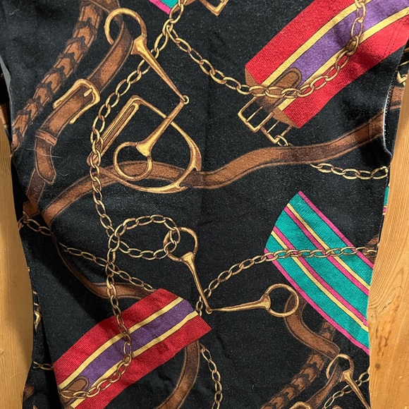 Ralph Lauren jersey cotton modal equestrian motives dress size PXS - Picture 4 of 4